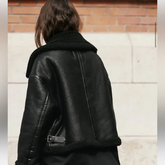 NWT faux leather jacket - Picture 4 of 6